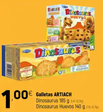 Coviran Galletas Artiach Dinosaurus 185g , Dinosaurus Huevos 140g oferta