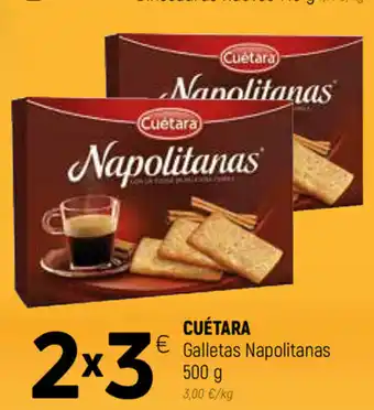 Coviran Cuétara Galletas Napolitanas 500g oferta