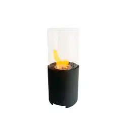Brico Depôt Chimenea de etanol sobremesa cilíndrica con base en acero negro oferta