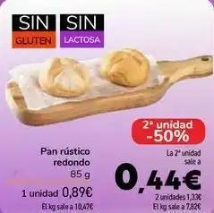 Carrefour Pan rústico redondo oferta