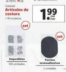 Lidl Costura crelando oferta