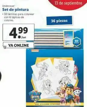 Lidl Set de pintura oferta