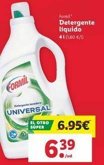 Lidl Detergente líquido formil oferta