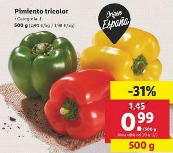 Lidl Pimientos oferta