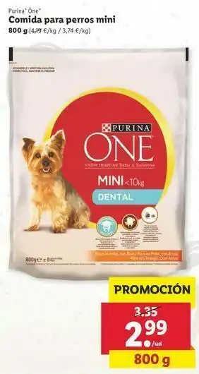 Lidl Comida para perros purina oferta