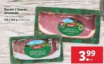 Lidl Bacon ahumado dulano oferta