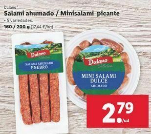 Lidl Salami dulano oferta