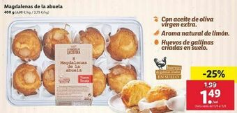 Lidl Magdalenas oferta
