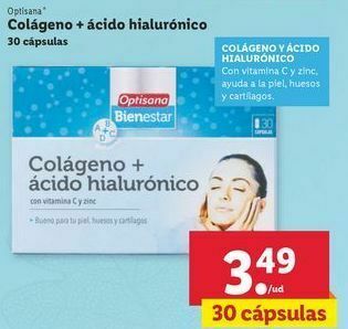 Lidl Complemento alimenticio optisana oferta
