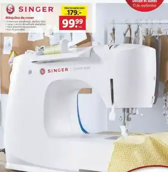 Lidl Máquina de coser singer oferta