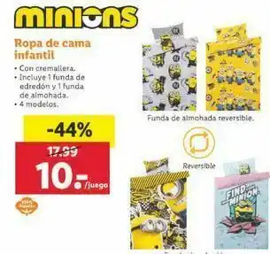 Lidl Ropa de cama infantil oferta