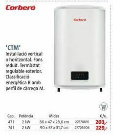 Bauhaus Termo eléctrico corberó oferta