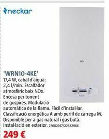 Bauhaus Calentador oferta