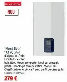 Bauhaus Calentador oferta