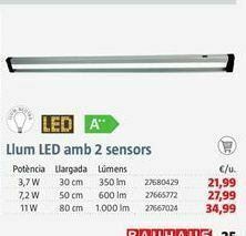 Bauhaus Lámpara led oferta