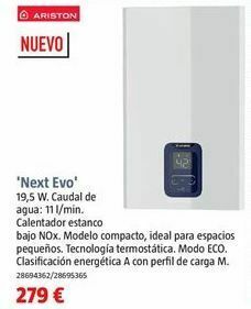 Bauhaus Calentador oferta