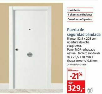 Bauhaus Puertas oferta