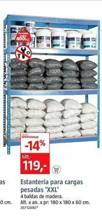 Bauhaus Estanterías oferta