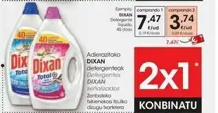 Eroski Detergentes dixan oferta