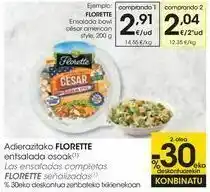 Eroski Florette ensalada bowl césar american style oferta