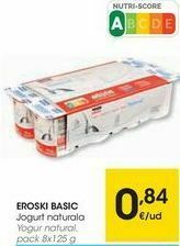 Eroski Eroski basic yogur natural oferta