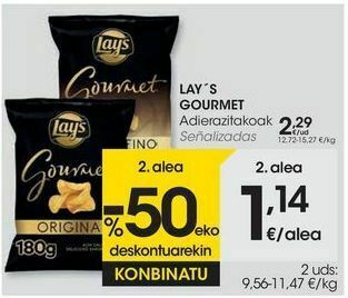 Lay's gourmet señalizadas