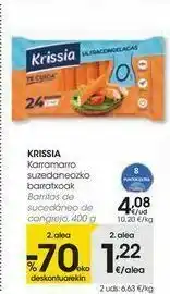 Eroski Krissia barritas de sucedáneo de cangrejo oferta