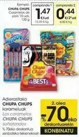 Eroski Chupa chups caramelos de polo oferta