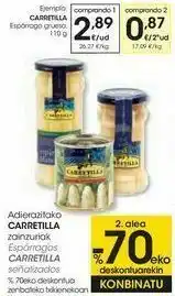 Eroski Carretilla espárrago gruesa oferta