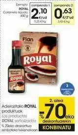 Eroski Royal caramelo líquido oferta