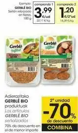 Eroski Gerblé bio seitán rebozado oferta