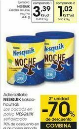 Eroski Nesquik cacao soluble noche oferta