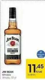 Eroski Jim bean whisky oferta