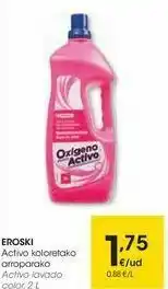 Eroski Eroski activo lavado color oferta