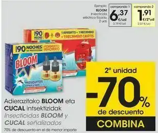 Eroski Bloom insecticida eléctrico líquido oferta