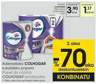 Eroski Colhogar papel cocina jumbo expert oferta