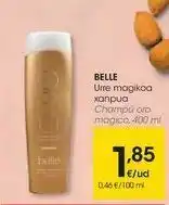 Eroski Belle champú oro mágico oferta