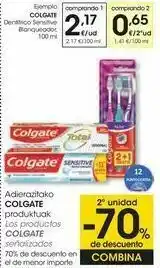 Eroski Colgate dentífrico sensitive blanqueador oferta