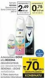 Eroski Rexona desodorante spray cristal aqua oferta