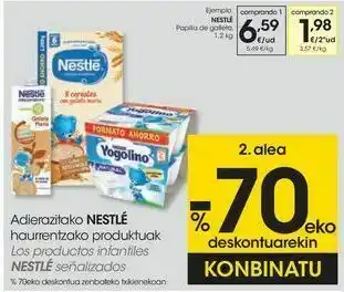 Eroski Nestlé papilla de galleta oferta