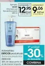 Eroski Vichy champú uso frecuente pureza oferta