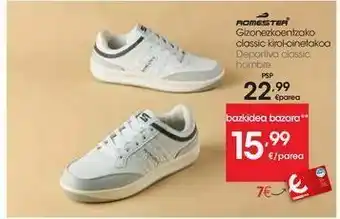 Eroski Romester deportiva classic hombre oferta