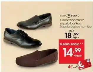 Eroski Visto bueno zapato clásico hombre oferta
