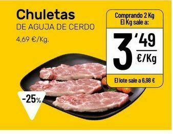 AhorraMas Chuletas oferta