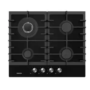 Brico Depôt Placa de gas infiniton gas-a4fc, negra, 4 fuegos, encendido electrónico oferta