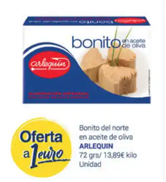 Supermercados Plaza Arlequin Bonito del norte en aceite de oliva 72 grs oferta