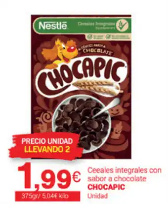 Supermercados Plaza Chocapic Cereales integrales con sabor a chocolate Unidada oferta