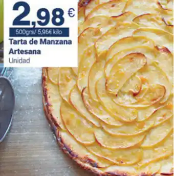 Supermercados Plaza Tarta de Manzana Artesana Unidad oferta