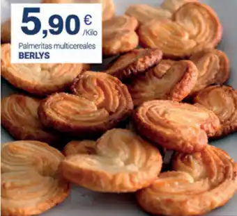 Supermercados Plaza Berlys Palmeritas multicereales oferta