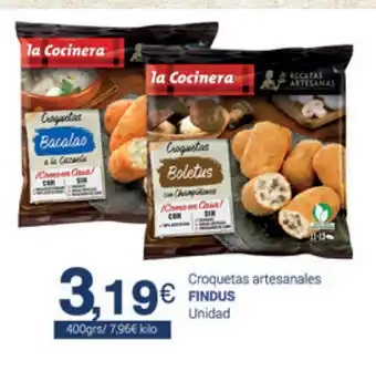 Supermercados Plaza Findus Croquetas artesanales Unidad oferta